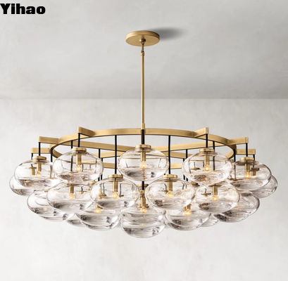 kupować Rodzaj żarówki Żarówka antyczna Chandelier Szklane światło sufitowe Klasyczny styl produkcja internetowa