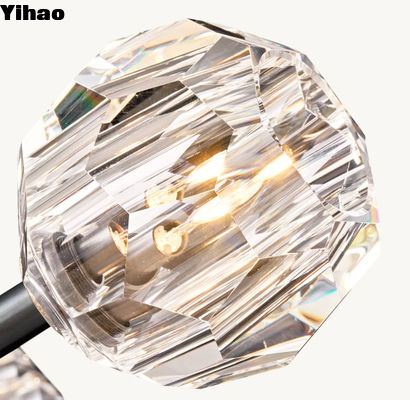 kupować Crystal Ball Clear Glass Flushmount 24