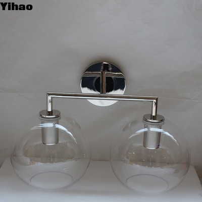 kupować Modern Brass LED Wall Lamp with Glass Shade Warm White produkcja internetowa