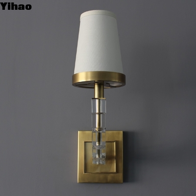 kupować Modern Brass LED Wall Sconce with Dimmer for Living Room produkcja internetowa