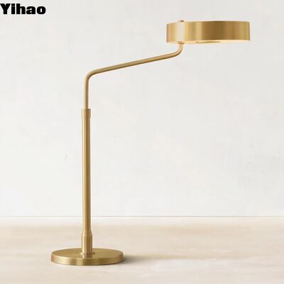 kupować Yihao Modern Classic Brass Base Table Lamp z niestandardowym opakowaniem i podstawą żarówki E26 do salonu i sypialni produkcja internetowa