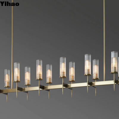 kupować Nordic Brass Body Pendant Light z żywotnością 50000 godzin i regulowaną wysokością dla nowoczesnych salonów produkcja internetowa