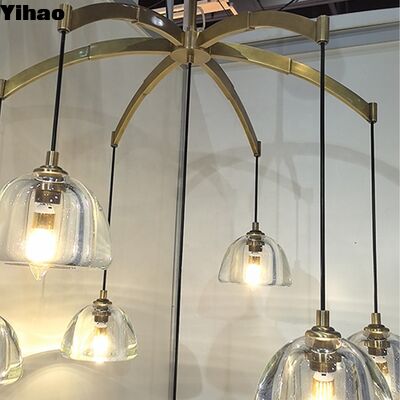 kupować Ręcznie wykonana mosiężna i krystaliczna żyrandola z 3500K ciepłą białą LED dla luksusowych sal produkcja internetowa