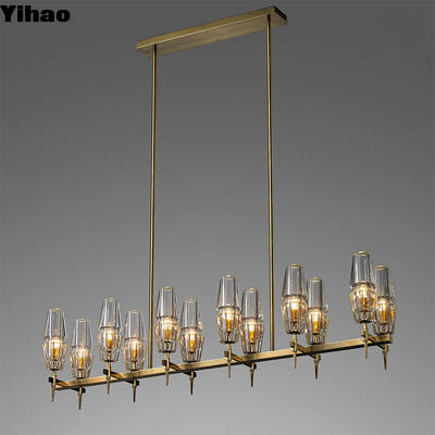 kupować Dostosowywalny projekt Blaszowy i Szklany Podwieszany Światło z 50000 godzin żywotności dla nowoczesnego luksusowego żyrandolu produkcja internetowa