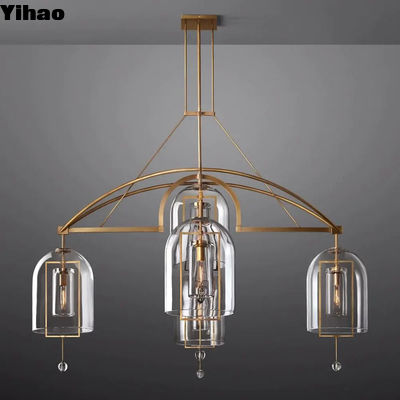 Hotel Brass Ceiling Chandelier AC 85-265V