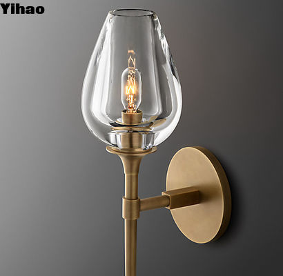 Szklana lampa ścienna żarówka LED z wkręconą metodą montażu 1 dla łatwej instalacji