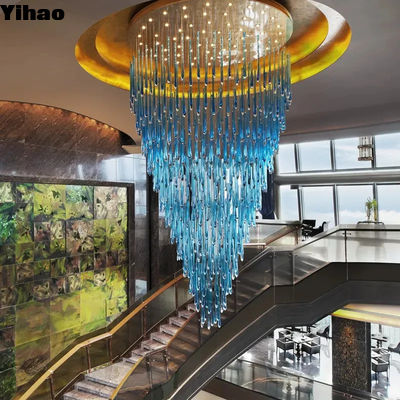 Strop mocowany w lobby hotelu żyrandol dla hotelów