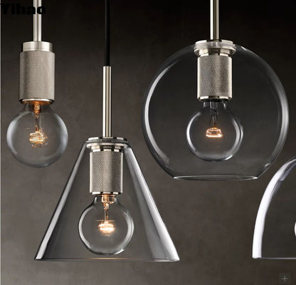 Zmienna wysokość Metal LED Pendant Light Modern Style Nickel/Brass/Bronze Finish