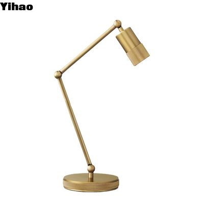 Chrom wykończone amerykańskie lampy miedziane, nowoczesna, prosta lampa stołowa 15 kg