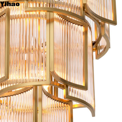 Nowoczesny przezroczyste wnętrze dekoracyjne sufitowe żyrandolki Led Nowoczesny żyrandolki wiszące do salonu żyrandolki