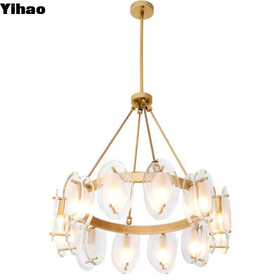 Luksusowe dekoracje wnętrz Strop Nowoczesny żyrandol kryształowy do salonu / jadalni