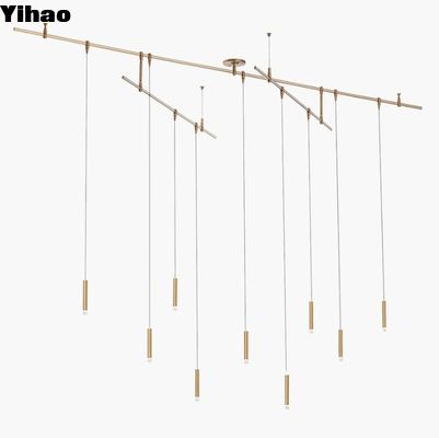 700MXY9R Starożytny mosiądz Moxy Chandelier 9 Light Dimmable Kompatybilny z ELV Dimmers