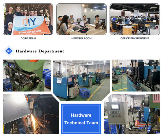 Product展示 and design center at Yihao Lighting