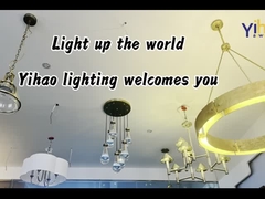 72' Vintage Chandelier Farmhouse Z G9 Antique Brass Lantern